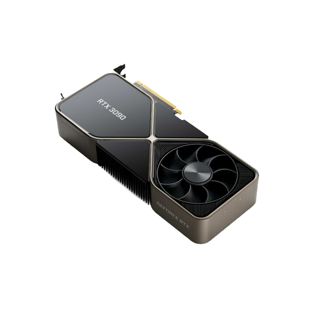 NVIDIA GeForce RTX 3090 Founders Edition 24GB — transparent product-only view