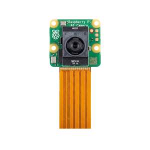 Raspberry Pi AI Camera with Sony IMX500 — transparent product-only view