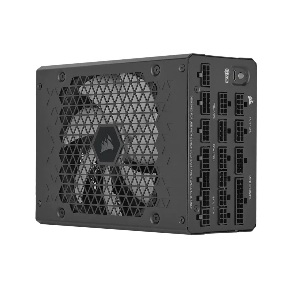 CORSAIR HX1500i 1500W ATX 3.1 Power Supply — transparent product-only view