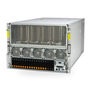 Supermicro SYS-821GE-TNHR HGX H200 8-GPU Server product image with transparent background